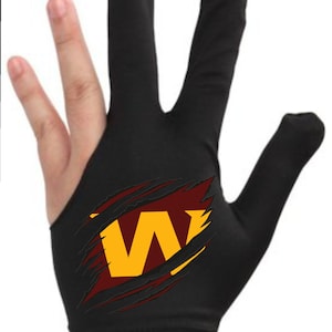 Ripped Washington Billiards Glove