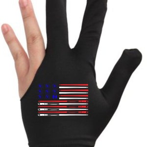 American Flag Billiard Glove