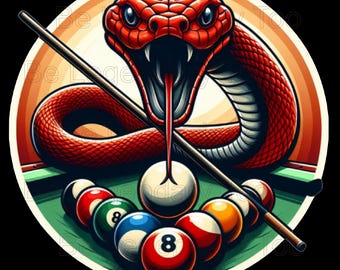 Red Cobra Pool/Billiards Png