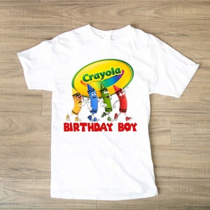 Crayon Birthday shirt