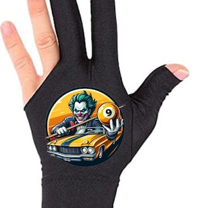 9 Ball Clown Billard Handschuh