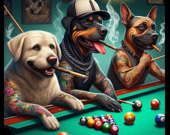 3 Dogs Pool/Billiards PNG