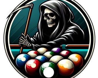 Grim Reaper Pool/Billiards PNG