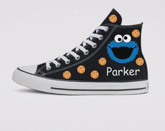 Kids Birthday Character High Top Sneakers/Converse - Personal Use Only