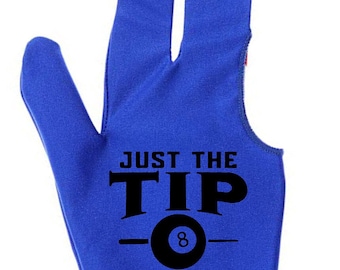 Custom Blue Billiard Glove