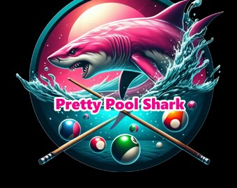 Pretty Pool Shark Pool/Billiards Png