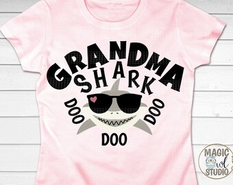 Download Grandma shark | Etsy