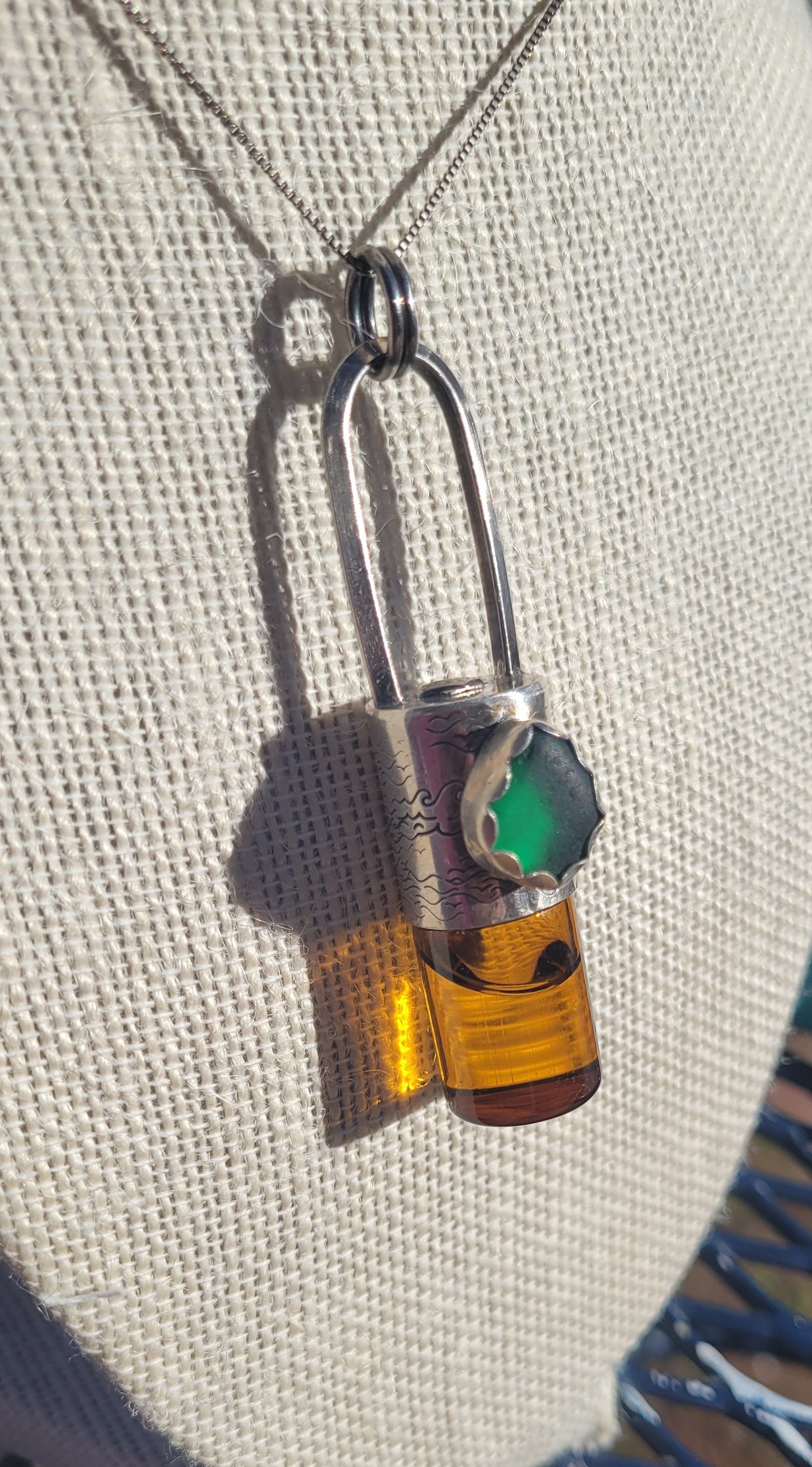 Necklace Essential Oil Vial - Etsy