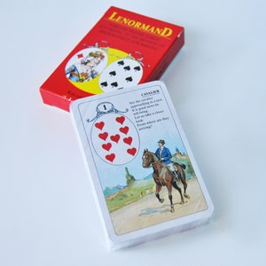 Madame lenormand fortune telling cards - card reading tool - witchcraft supplies - divination tool - oracle cards - lenormand deck
