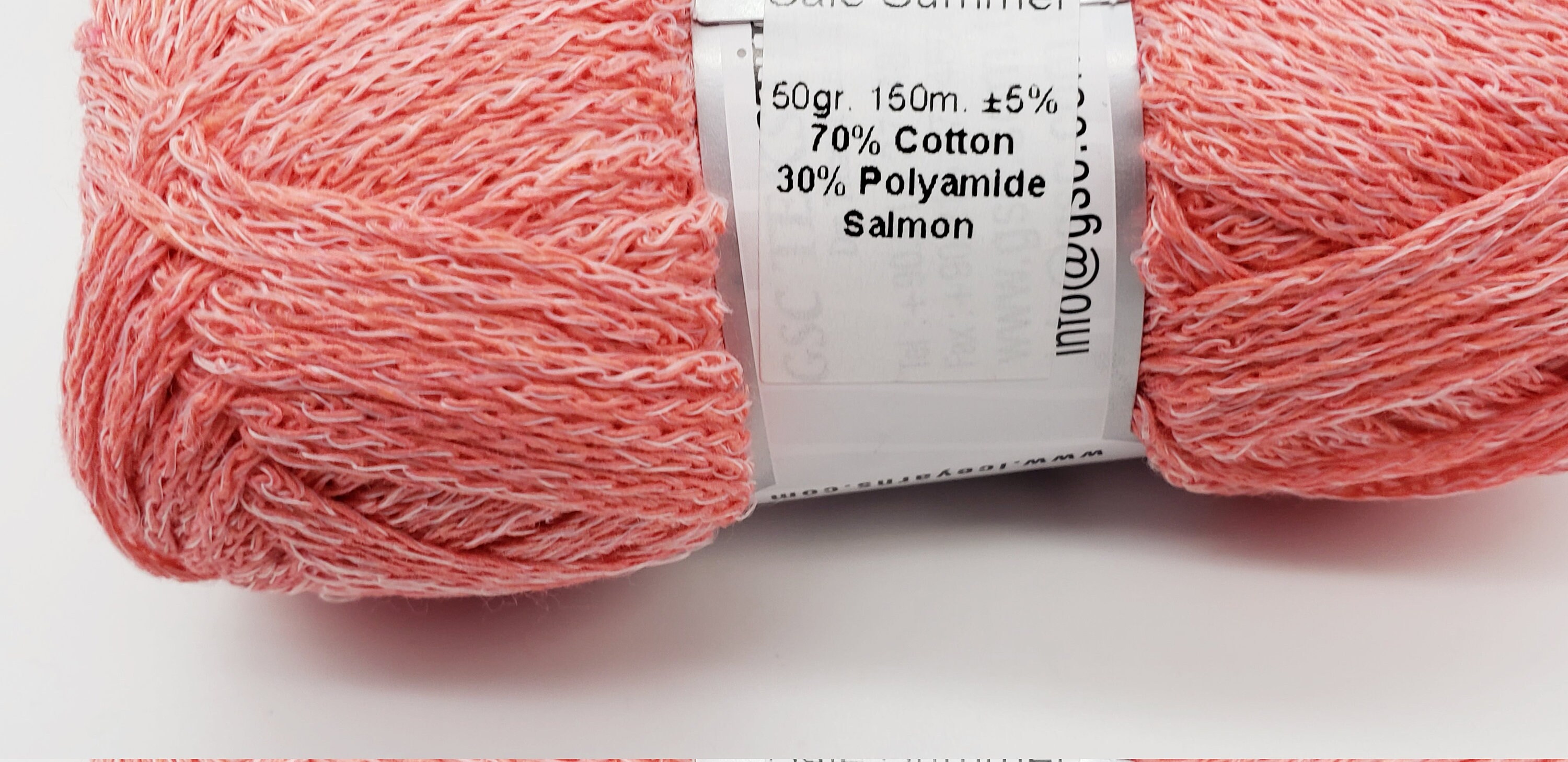 Salmon yarn. Summer Yarn Cotton yarn Lot of 4 Skeins Ice Yarns Etsy.de