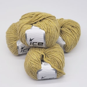 4 skeins Alpaca Merino Wool Etno Ice Yarn, Lot of 4 Skeins Ice Yarns Knitting yarn Yarn for knitting crochet 4 skeins
