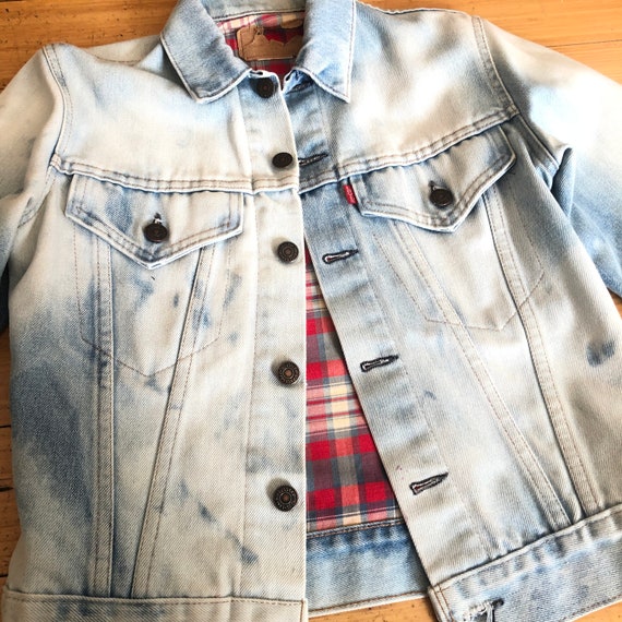 Vintage Levis Blue Jean Jacket size Small - image 6