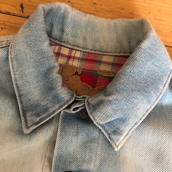 Vintage Levis Blue Jean Jacket size Small - image 7