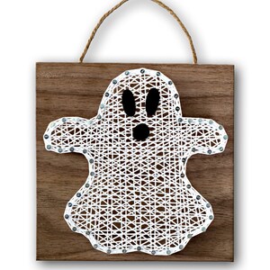 5 X 5 Ghost String Art Kit DIY Adult Halloween | Etsy