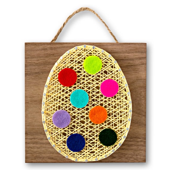 Easter Egg String Art Kit: DIY Holiday Craft Project