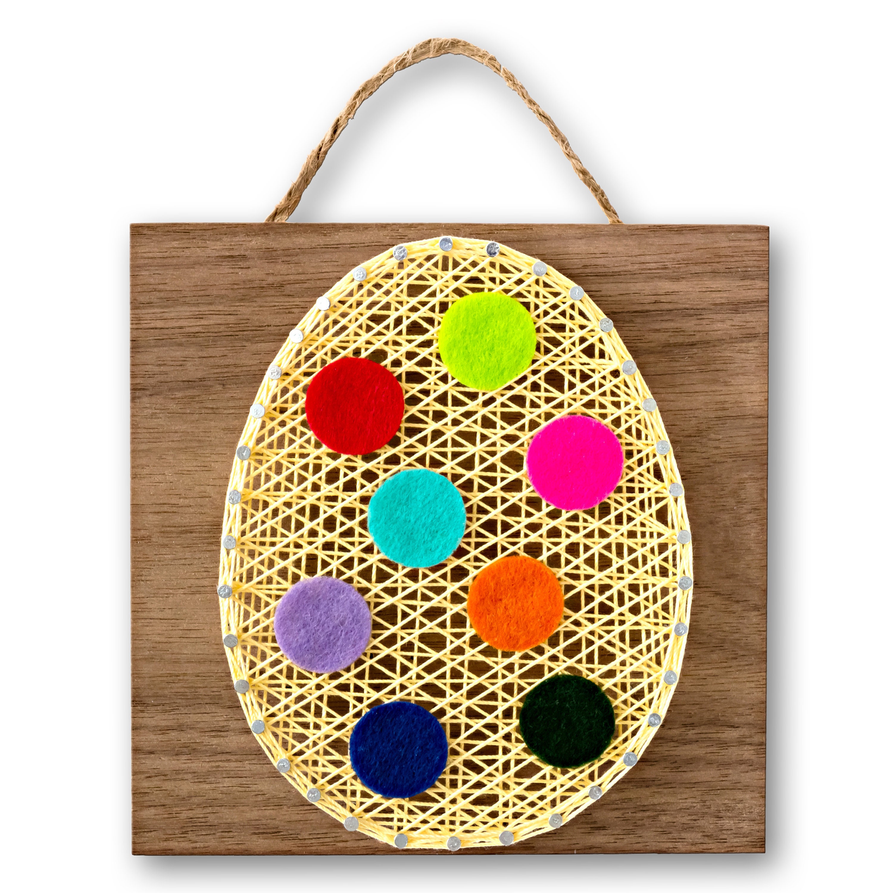 5 X 5 Easter Egg String Art Kit DIY Adult Teen Tween Easter Holiday Craft  Project 