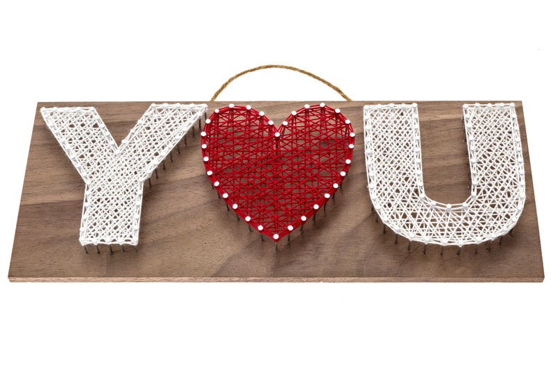 Valentine/'s Day Gift Teen Crafts Adult Crafts Crafts Kit Gift for Mom Christmas Gift DIY Kit YOU String Art Kit Arts and Crafts