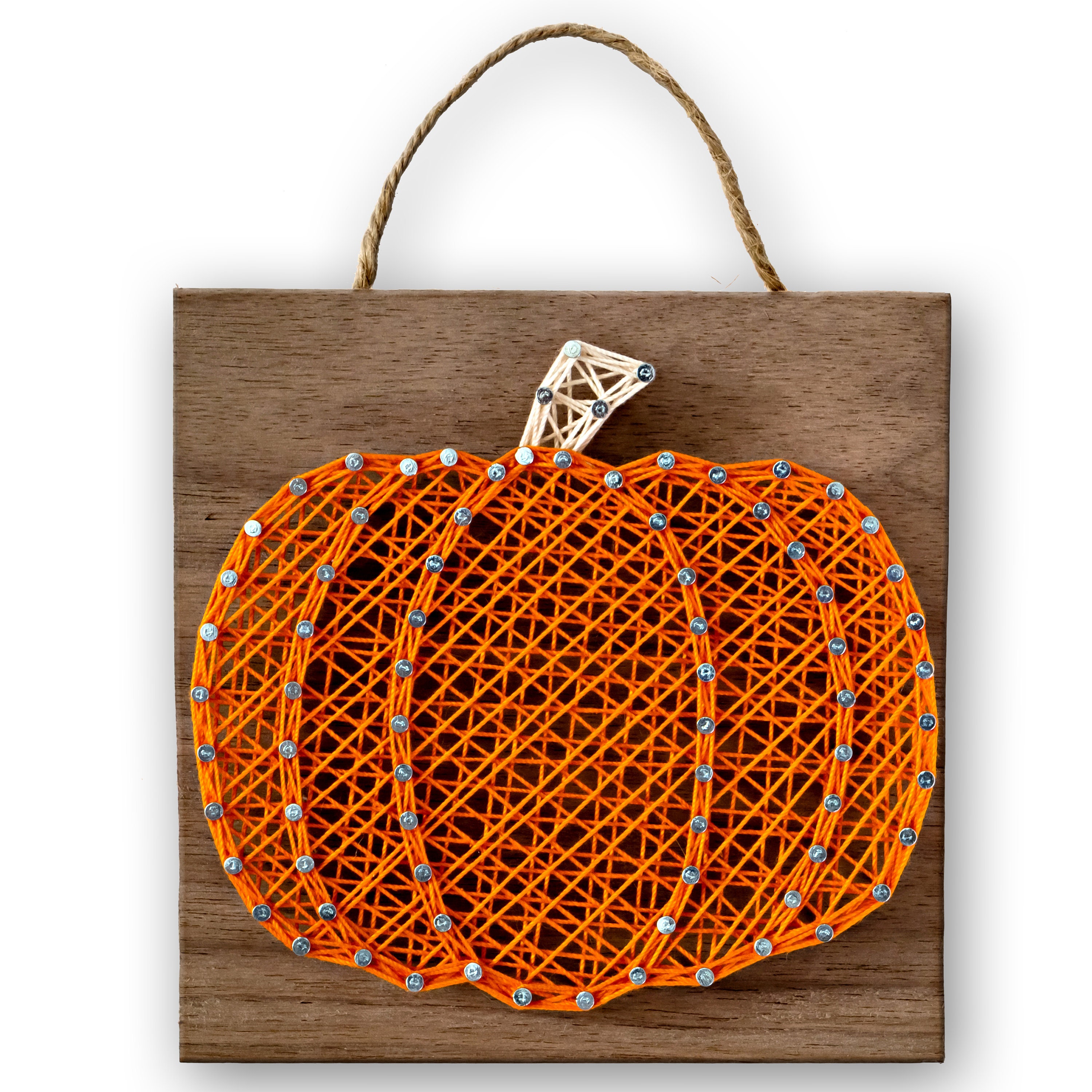 WEBEEDY DIY 3D String Art Kit for Adults Beginners Pumpkin String Art Kit  DIY Adult Halloween Thanksgiving Holiday Craft Project Wall Art