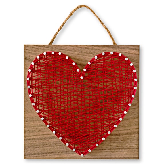 5 X 5 Heart String Art Kit DIY Adult Teen Tween Valentine's Day Craft  Project 