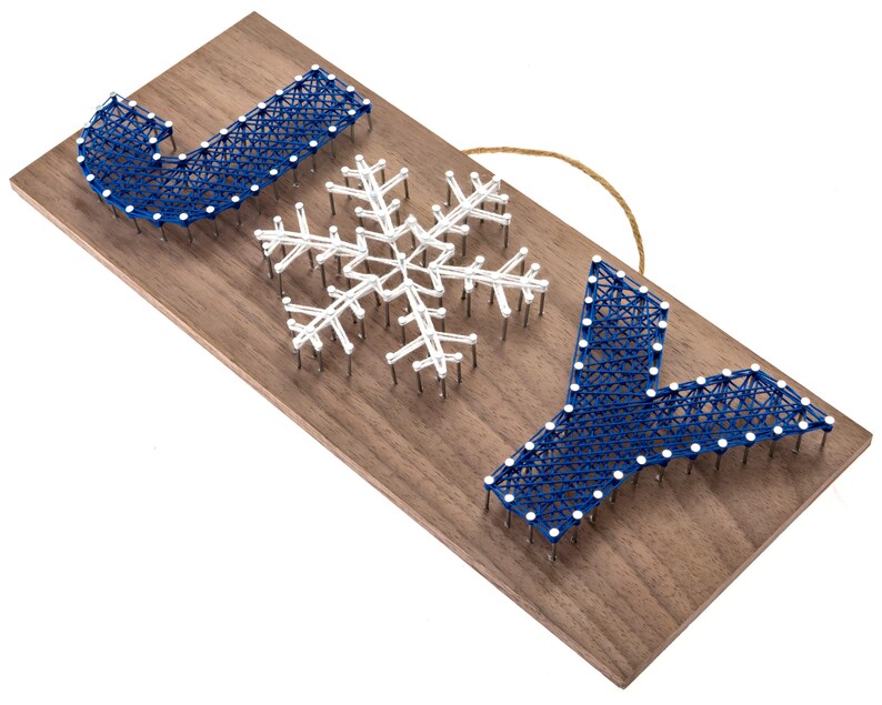 12 x 5 Winter Joy String Art Kit DIY Adult Christmas Craft Project image 5