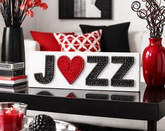 JAZZ String Art Pattern - Printable PDF - DIY Music Lover Home Decor