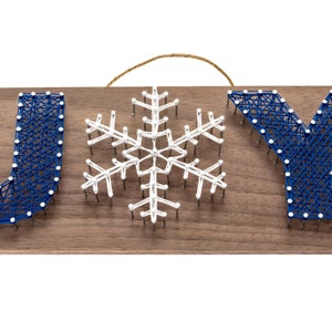 12 x 5 Winter Joy String Art Kit DIY Adult Christmas Craft Project image 3