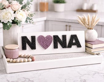 NANA String Art Pattern – Printable PDF - DIY Grandma Gift
