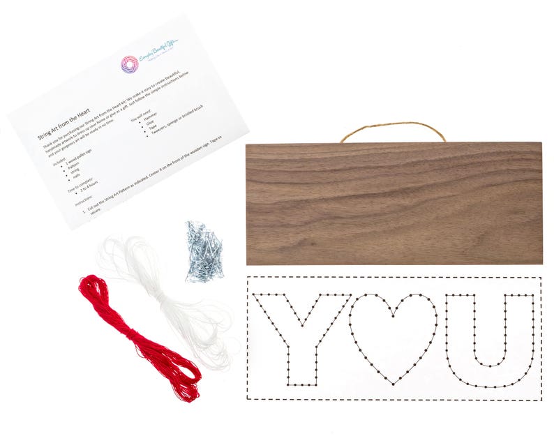 Valentine/'s Day Gift Teen Crafts Adult Crafts Crafts Kit Gift for Mom Christmas Gift DIY Kit YOU String Art Kit Arts and Crafts