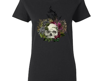Winey Bitches Co Skull Design #1 Ladies' 5.3 oz. T-Shirt
