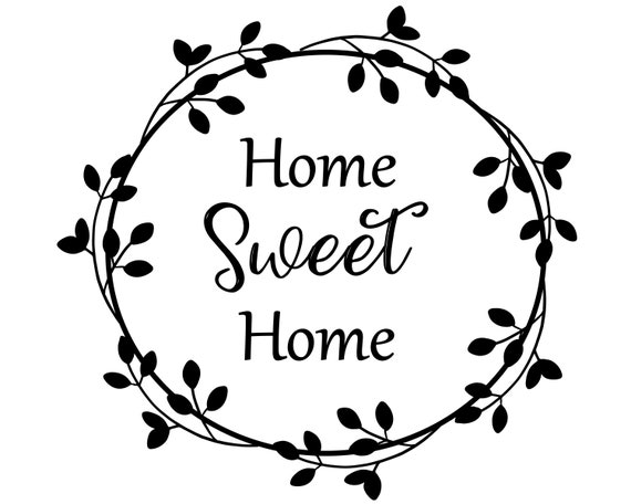 Home Sweet Home digital printable farmhouse style farmhouse | Etsy