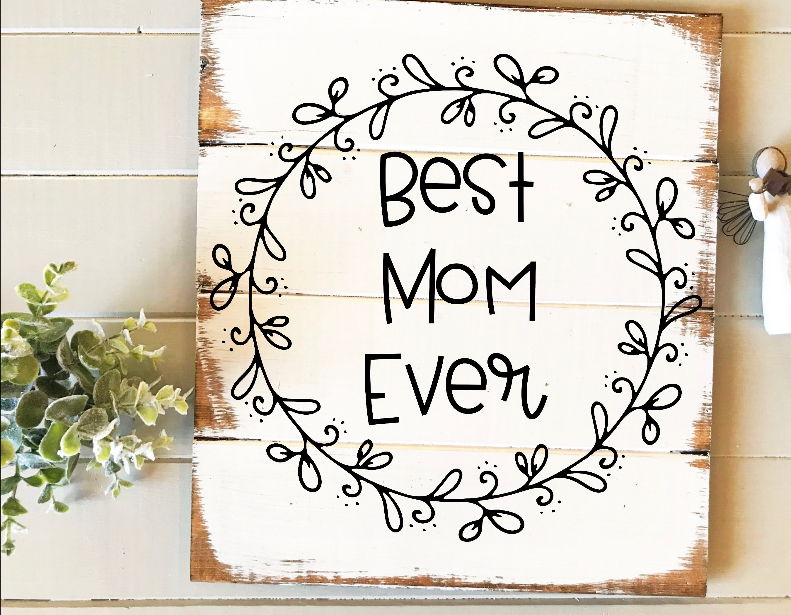 STENCIL Best mom ever stencil Paint Night Single Use | Etsy