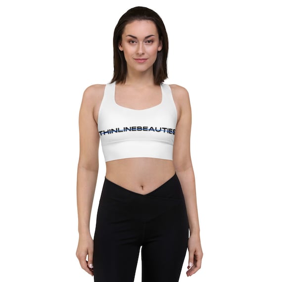 Bunanuhfit's Thin Line Beauties Sports Bra Longline Sports Bra Control and  Comfort High Impact Support Full Coverage Sports Bra 