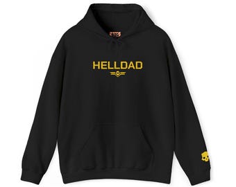 Felpa con cappuccio HELLDAD / Felpa con cappuccio ispirata a Helldivers, papà subacqueo