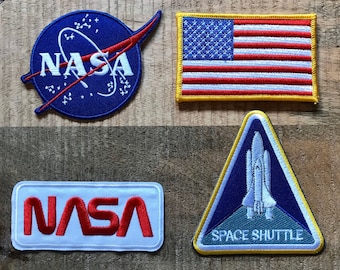 beihaasnatuerlich® Aufkleber NASA 13-teiliges Set Emblem