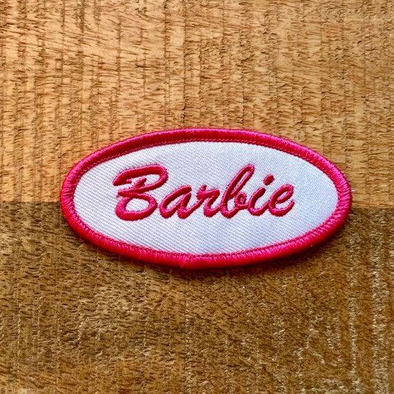 Embroidered Patch, Iron-on Iron-on Crest, Barbie, Mattel 
