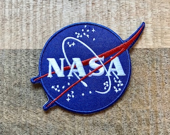 Nasa Logo Astronaut Patch Embroidered Sew on Iron on Patch Badge DIY ...