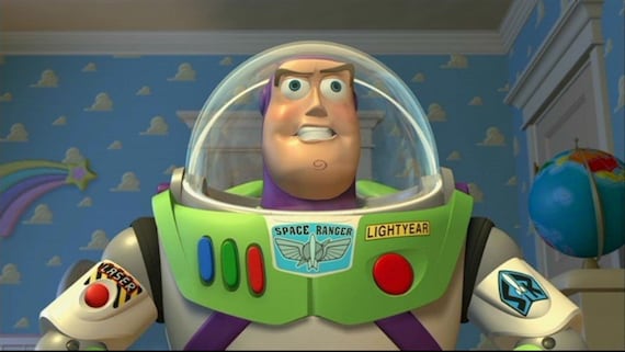 Toy Story Buzz Lightyear ruimte pak geborduurd patch set naai op