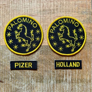 The Black Hole USS Palomino Crew Uniform Patch Embroidered Iron On Sew On Badge DIY Movie Prop Captain Dan Holland Charlie Pizer V.I.N.CENT.