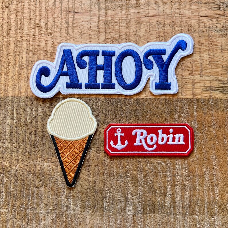 Stranger Things Scoops Ahoy Steve Robin Uniform Patch Etsy