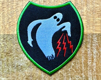 Uniforme de l'armée fantôme, Patch brodé à repasser, Badge à coudre, Costume d'accessoire de bricolage