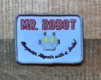 Mr Robot Fsociety Edward Alderson Brodé Coudre Sur Fer Sur Patch Badge Patch DIY Costume - Demogorgon Patches - DP Prop