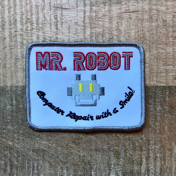 Mr Robot Fsociety Edward Alderson Brodé Coudre Sur Fer Sur Patch Badge Patch DIY Costume - Demogorgon Patches - DP Prop