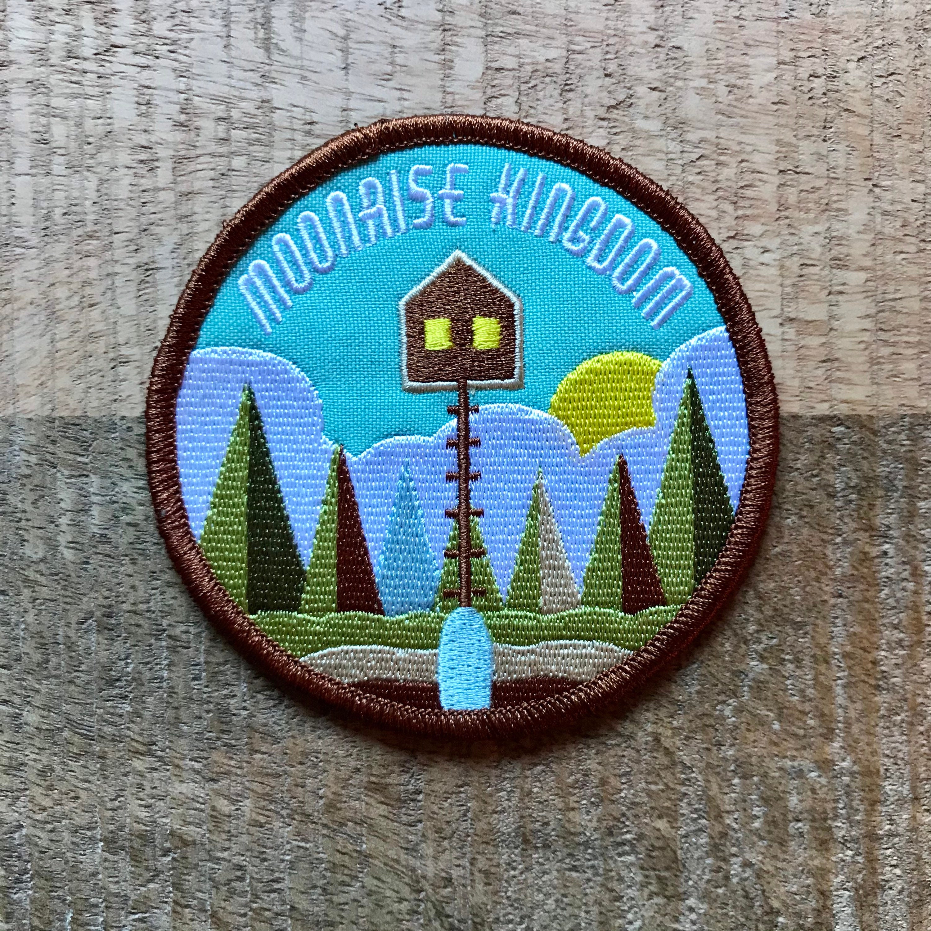 Moonrise Kingdom Embroidered Sew On Iron On Patch Badge Patch DIY Costume Wes Anderson - Demogorgon Patches -DP