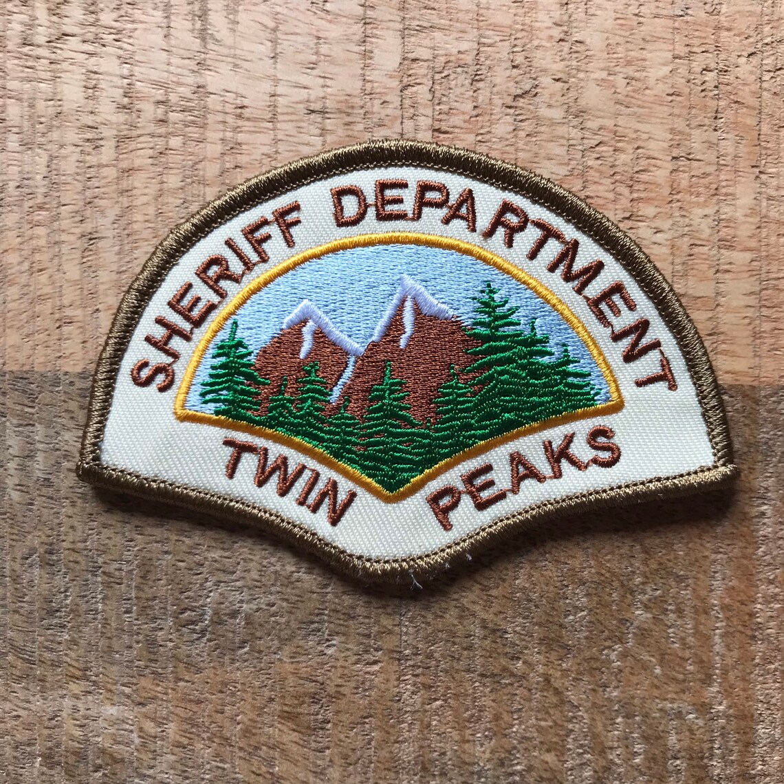 Twin Peaks Police Sheriff Department Embroidered Sew on Iron - Etsy
