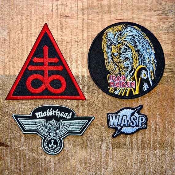 Stranger Things Eddie Munson & Steve Vest Patches Set Embroidered