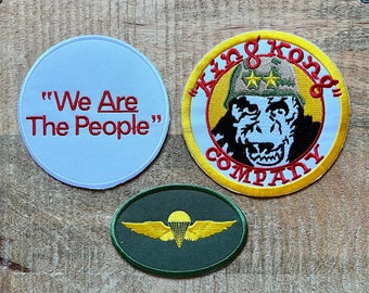 Taxi Driver Travis Bickle Custome Patches Set Embroidered Sew On Iron On Patch Badge DIY Martin Scorsese Iris Betsy - Demogorgon Patches DP