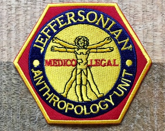 Bones Temperance Brennan Outdoor Uniform Embroidered Patch Sew On Iron On Badge Parche DIY Jeffersonian Hodgins Costume Demogorgon Patches