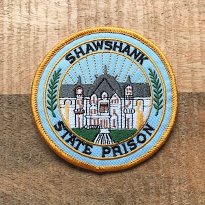 The Shawshank Redemption Patch Guard Hadley Embroidered Sew On Iron On Patch Badge Patch DIY Costume Andy Dufresne Demogorgon Patches DP