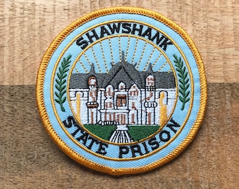 The Shawshank Redemption Patch Guard Hadley Embroidered Sew On Iron On Patch Badge Patch DIY Costume Andy Dufresne Demogorgon Patches DP