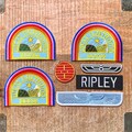 Alien Ellen Ripley Uniform USCSS Nostromo Coveralls Shirt Crew Set Patches Embroidered Iron On Sew On Patch Badge DIY Warrant Officer Prop product logo